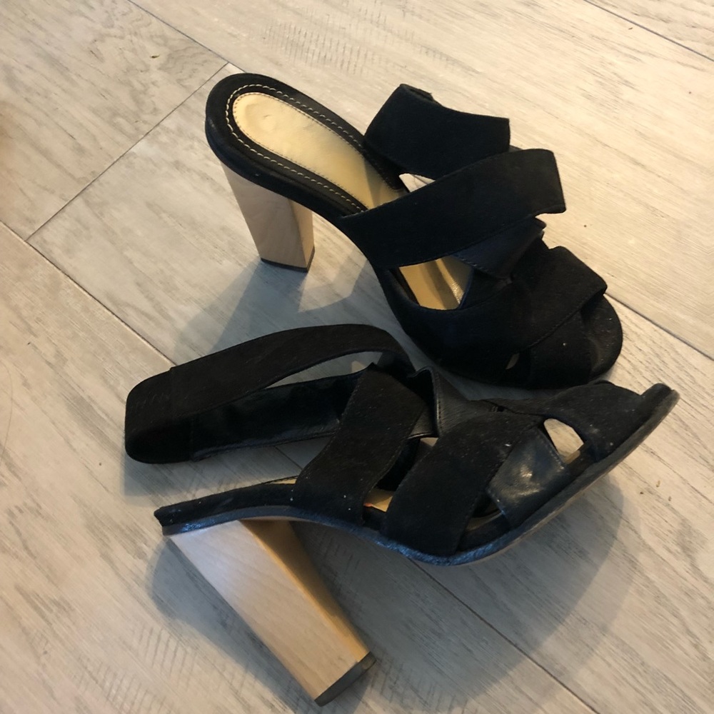 Max & Co black heels